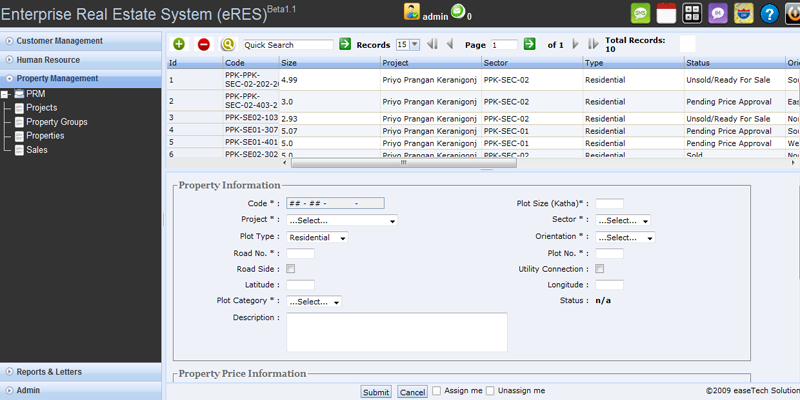 Enterprise Real Estate System 
